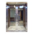 Puerta de fuego de aluminio deslizante de vidrio con calificación de vidrio con clasificación de fuego